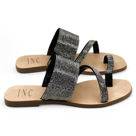 Inc International Concepts Gianolo Embellished Toe-Ring Flat Sandals - Picture 1 of 8